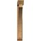 Ekena Millwork Thorton Traditional Rough Sawn Bracket w/ Offset Brace, Western Red Cedar, 6"W x 36"D x 44"H BKT0604X36X44THR01RWR - alternate 2